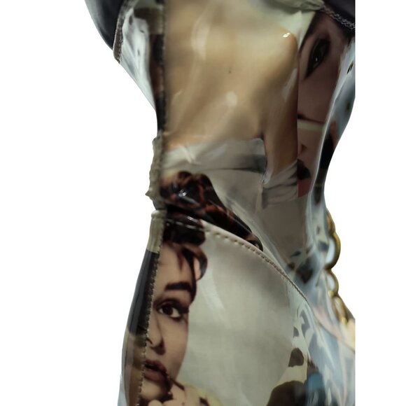 SHOE REPUBLIC WOMEN'S GRAPHIC ANKLE HIGH HEEL BOOT Size‎ 11 - Picture 8 of 11